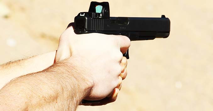 Firing a Handgun