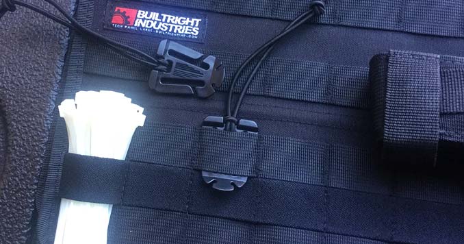 MOLLE Panel Clip to hold gear and attachments 