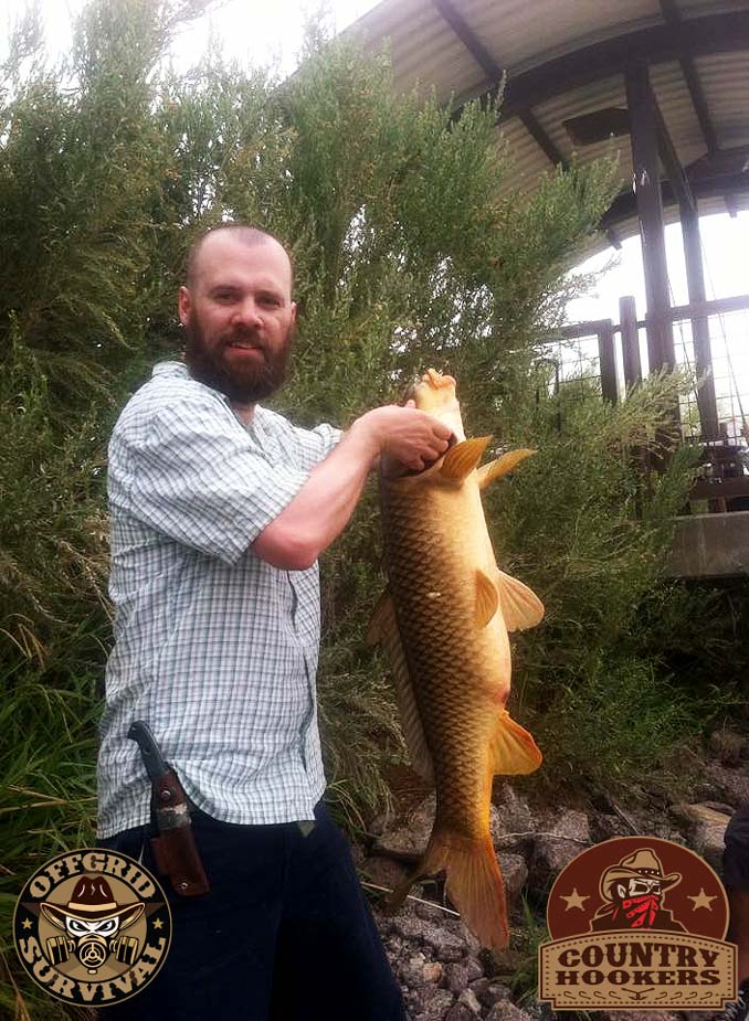 Robert Richardson catching a Large Carp