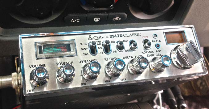 CB Radio in a Truck