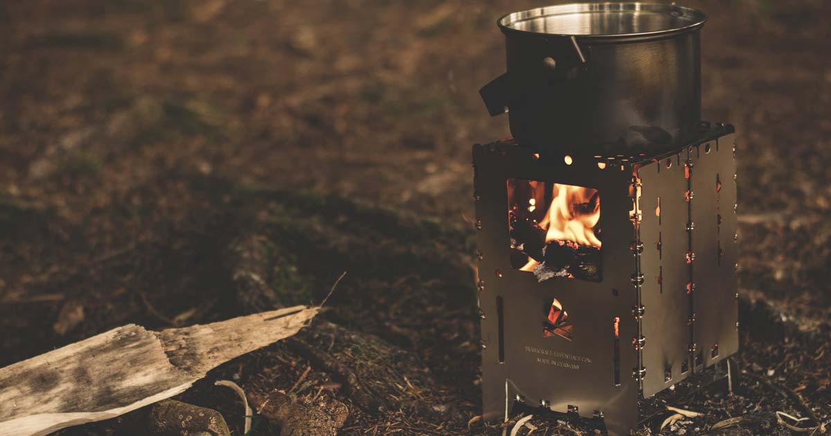Cooking Survival Food over a bug out stove
