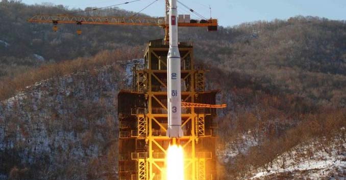 Rocket being used to launch EMP