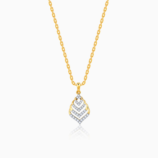 Gold Regal Lab Grown Diamond Pendant