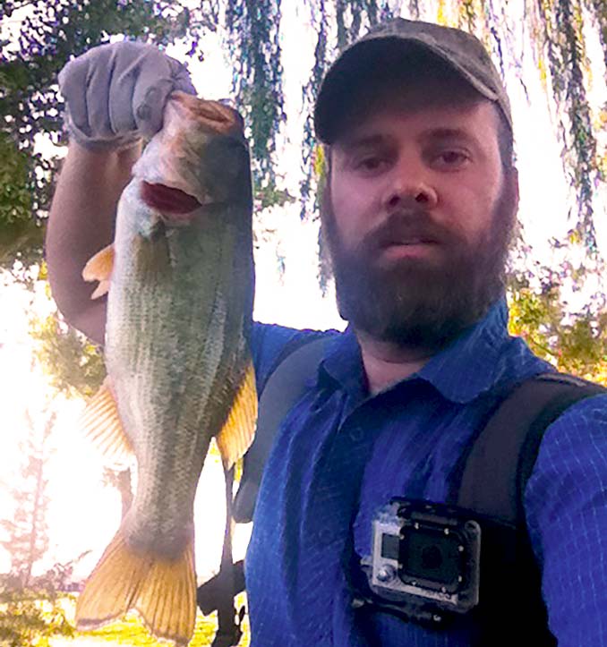 Wearing a GoPro when Fishing