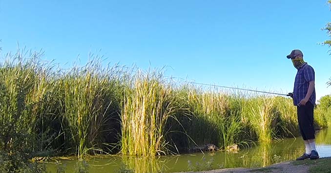 GoPro Video Still shot from a fishing trip
