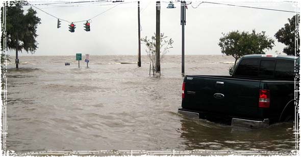 Flooding during Storm
