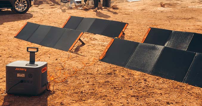 The Jackery Solar Generator 3000 Pro