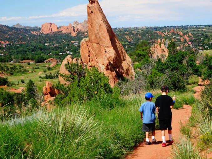 Kids exploring the outdoors
