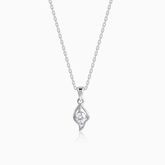 Anushka Sharma Silver Falling Dew Pendant With Link Chain