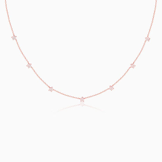 Rose Gold Star Constellation Necklace