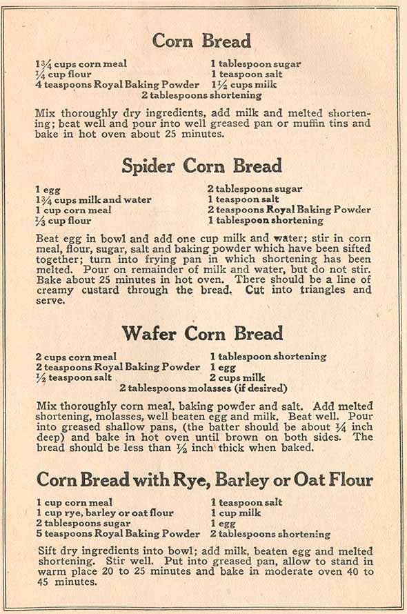 Recipe Booklet Page 1