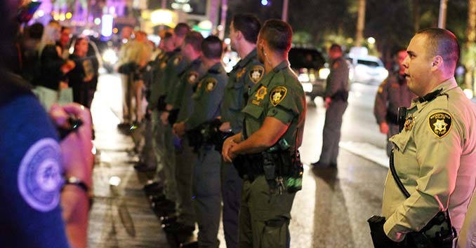 Police Trying to Stop a Riot