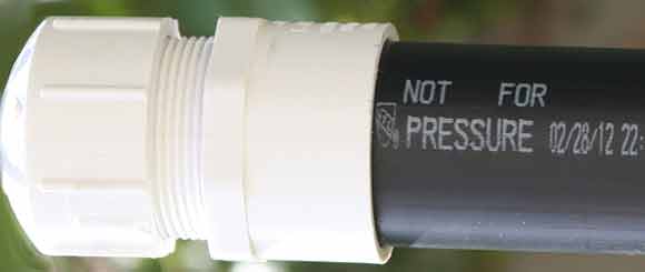 PVC Antenna Base with Cap