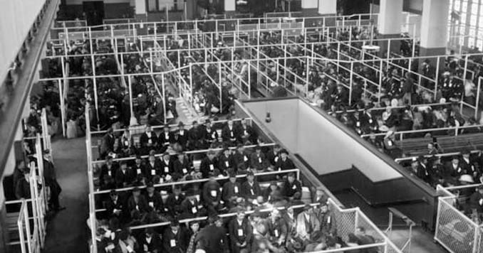 Ellis Island Smallpox processing
