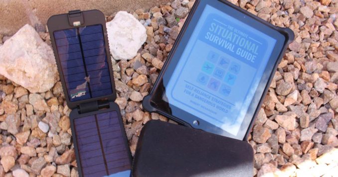 Tablet with Solar Panel