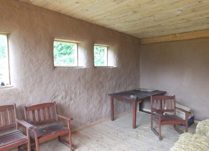 Inside a Straw Bale Home