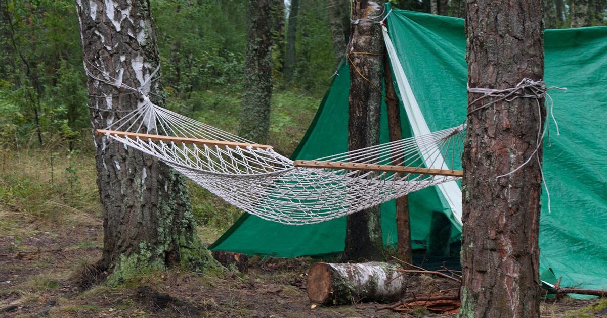 Tarp Shelter camp