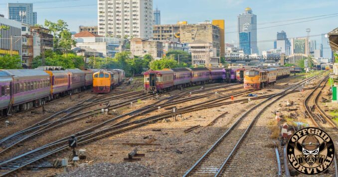 Rail Lines out of a city