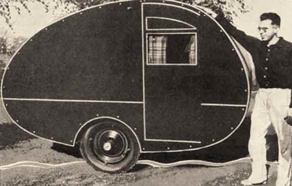Vintage Teardrop Camper