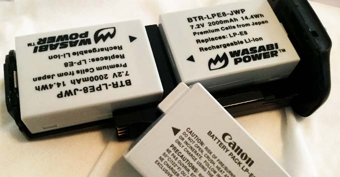 Wasabi Batteries for a Canon Camera