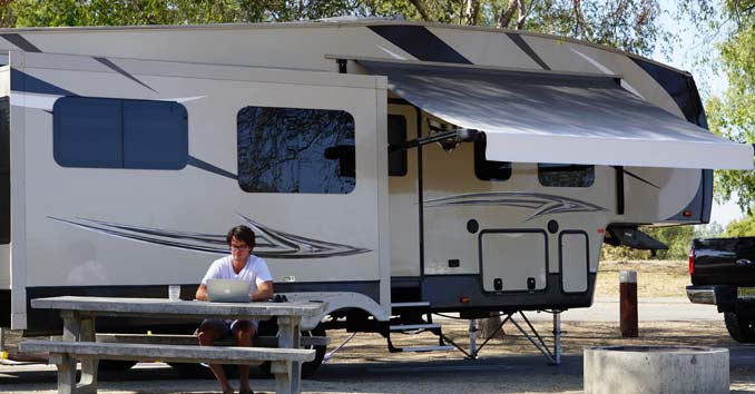 Working while living in an RV